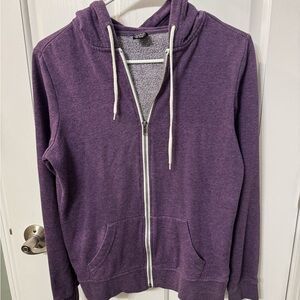 Zine Purple Zip-Up Hoodie